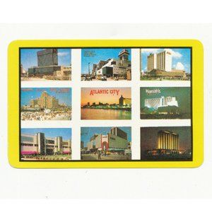 Vintage Atlantic City NJ Souvenir Casino Playing Cards - The World Joker